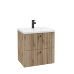 Sahtlitega valamukapp RIETTI D60, evoke tamme dekoor, 60 cm, seinale kinnitatav