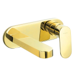 Kuldkroom seinapealne valamusegisti Deante Alpinia 18.8 cm, messing