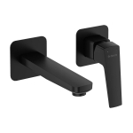 Must seinapealne valamusegisti Deante Blur 20 cm, messing