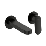 Must seinapealne valamusegisti Deante Alpinia 18.3 cm, messing