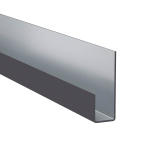 V&auml;rvitud alumiiniumist J-profiil Hardie VL MetalTrim antratsiithall 3000 mm, 10 tk