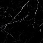 Põrandaplaat Simba Black must k&otilde;rgl&auml;ige 600 x 600 x 8 mm, 1,44 m&sup2; pakis