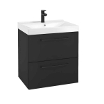 Valamukapp METRO SYSTEM D60, must matt, 60 cm, seinale kinnitatav