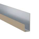 V&auml;rvitud alumiiniumist J-profiil Hardie VL MetalTrim khaki pruun 3000 mm, 10 tk