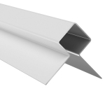 V&auml;rvitud alumiiniumist v&auml;lisnurgaprofiil Hardie MetalTrim lumivalge 3000 mm, 5 tk