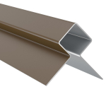 V&auml;rvitud alumiiniumist v&auml;lisnurgaprofiil Hardie MetalTrim kastanipruun 3000 mm, 5 tk