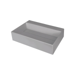 Pinnapealne valamu Correo 60x40x13 cm, hall graniit