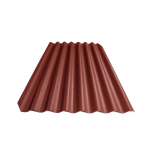 V&auml;rvitud eterniit laineplaat Eternit Agro XL punane 2500&times;1130 mm