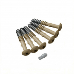 V&auml;rvitud Cedral voodrilaua kruvid 4,8 x 38 mm C71 Liivakollane, 100 tk