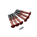 V&auml;rvitud Cedral voodrilaua kruvid 4,8 x 38 mm C72 Telliskivipunane, 100 tk