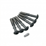 V&auml;rvitud Cedral voodrilaua kruvid 4,8 x 38 mm C74 Basalthall, 100 tk