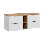 Valamukapp ADEL WHITE, valge matt, 140 cm, seinale kinnitatav