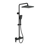 Du&scaron;ikomplekt koos segistiga Deante Anemon Bis, must