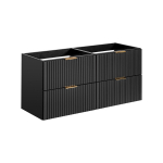 Valamukapp ADEL BLACK, must, 120 cm, seinale kinnitatav