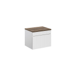 Valamukapp ICONIC WHITE, valge matt/tamm, 80 cm, seinale kinnitatav