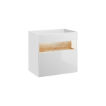 Valamukapp BAHAMA WHITE, tamm/valge, 60 cm, seinale kinnitatav