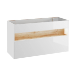 Valamukapp BAHAMA WHITE, tamm/valge, 120 cm, seinale kinnitatav