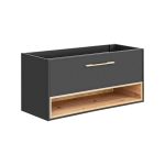Valamukapp BORNEO COSMOS, grafiit/tamm, 120 cm, seinale kinnitatav