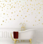 Seinakleebis ˙T&auml;hekesed˙ - kuldne