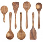 K&ouml;&ouml;gitarvikute komplekt &ndash; naturaalne puit, 7-osaline kvaliteetne k&ouml;&ouml;gi komplekt