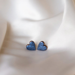 K&otilde;rvar&otilde;ngad ˙S&uuml;damed˙ - sinine, puidust glasuuritud (10x10mm)