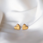 K&otilde;rvar&otilde;ngad ˙S&uuml;damed˙ - kuldne, puidust glasuuritud (10x10mm)