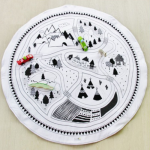 Tegelustekk ˙M&auml;ngula˙ &ndash; 100% puuvill, vatiin 3 cm, &uuml;mara kujuga 90 cm