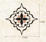 Dekoratiivkleebis ˙Maagia˙ - vin&uuml;&uuml;list kleebitav seinaplaat (10tk)