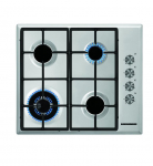 Integreeritav gaasipliidiplaat Heinner HBH-S584WI-IX, 4 keeduala