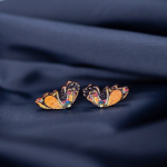 K&otilde;rvar&otilde;ngad ˙Liblika tiivad˙ - kirju, kristall, puidust (19&times;11 mm)