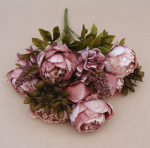 Lillekimp pojengid ˙Antiik Violet˙ - toorsiidist (48cm) - vanaroosa