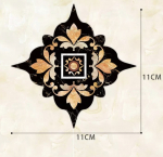 Dekoratiivkleebis ˙Solemio˙ - vin&uuml;&uuml;list kleebitav seinaplaat (10tk)