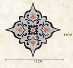 Dekoratiivkleebis ˙Modello˙ &ndash; vin&uuml;&uuml;list kleebitav seinaplaat (10tk)