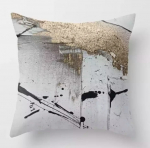 Padjakate ˙Unen&auml;gu˙ &ndash; kreemikas/must dekoratiivne padjakate (45 &times; 45 cm)