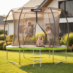 Trampoliin turvav&otilde;rguga Outtec 244cm Safe Jump Pumpkin -Green (Tarne: 1-2 t.p.)