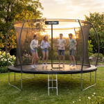 Trampoliin turvav&otilde;rguga Outtec 435cm Safe Jump Pumpkin -Black (Tarne: 4-8 t.p.)