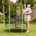 Trampoliin turvav&otilde;rguga Outtec 140cm Mini Jump Outside -Green (Tarne: 4-8 t.p.)
