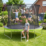 Trampoliin turvav&otilde;rguga Outtec 305cm Safe Jump Pumpkin -Green (Tarne: 4-8 t.p.)