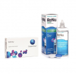 Biofinity (6 l&auml;&auml;tse) + Renu Multiplus 360 ml + konteiner