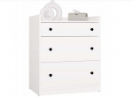 HOUSTON Chest of Drawers White