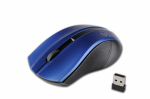 Wireless optical mouse, Galaxy blue-silver