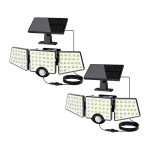 LEPRO 640005-DW-2 Solar Lamp, 2-Pack