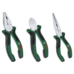 Bosch Powertools pliers set 1600A02C0S, 3 pieces (green/black)