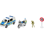 SIKU SUPER VW T6 with BMW police motorcycle
