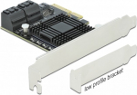 DeLOCK PCIe 5P SATA x4 LP 90498