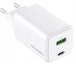 Ładowarka sieciowa GoGEN ACHPDQ265, 1x USB-C PD 65W + 1x USB-A 18W