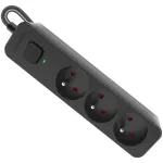 Defender SFS 131 power strip, 1.5 m, 3 sockets