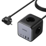 Ugreen CD268 65W USB / USB C + 3x AC socket - black
