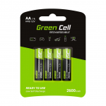 Green Cell GR01 majapidamisaku Laetav AA nikkel-metallh&uuml;driid (NiMH) aku