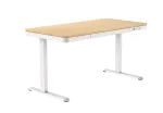 Activejet desk with electric height adjustment 140x70 ET119W-C white/oak
